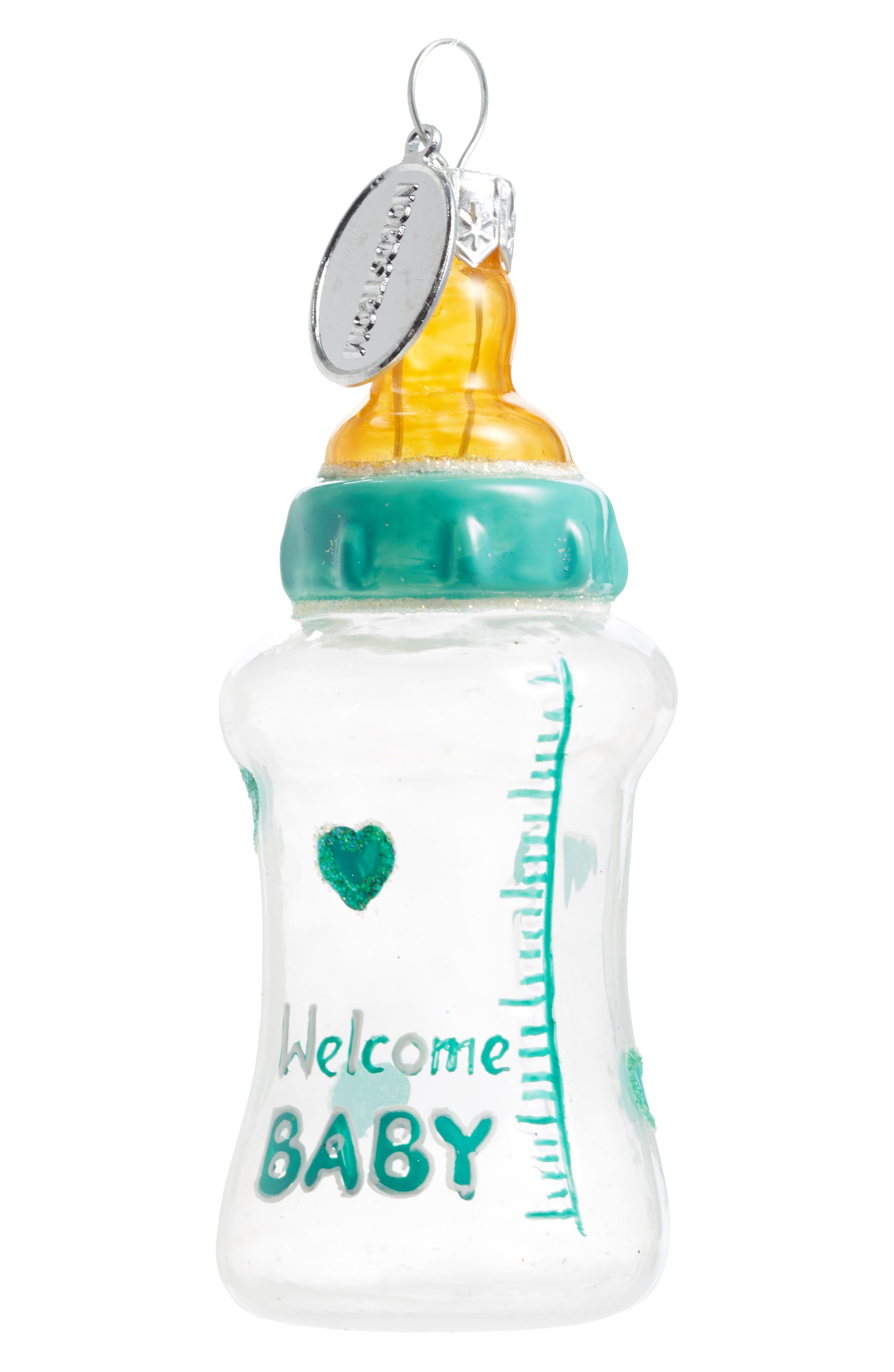 baby bottle ornament