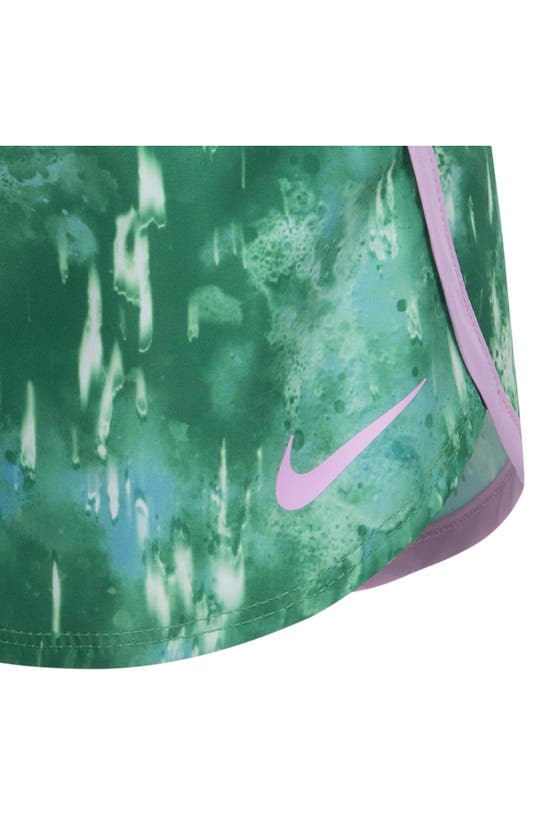 Shop Nike Kids' Dri-fit Sprint T-shirt & Shorts Set In Stadium Green