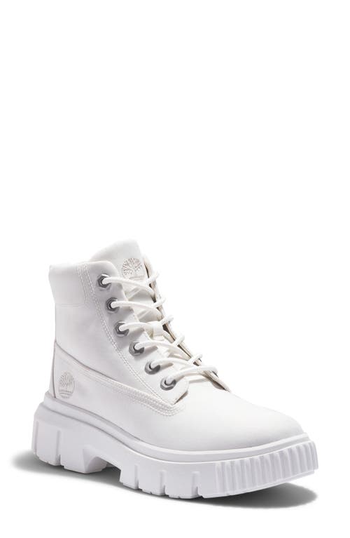 Timberland Greyfield Waterproof Leather Boot in Blanc De Blanc at Nordstrom, Size 8.5