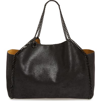 Stella Mccartney Reversible Faux Leather Tote - Black