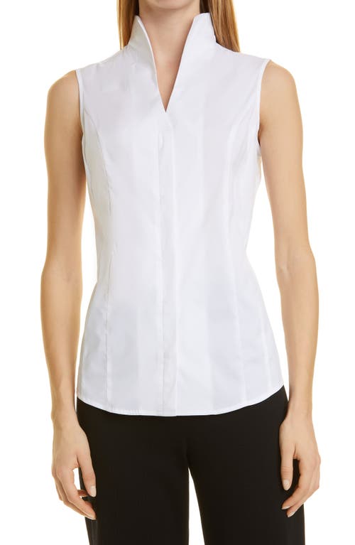 Misook Sleeveless Stand Collar Blouse at Nordstrom,