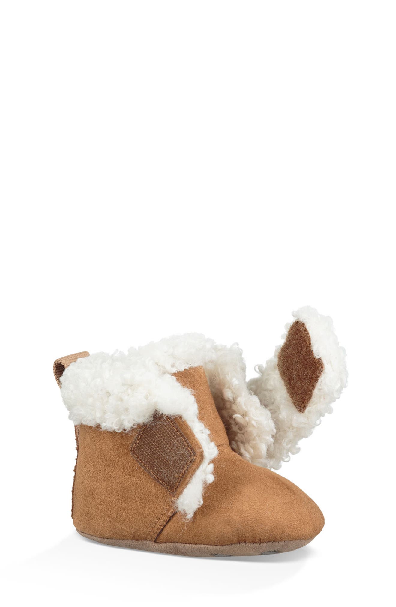 UGG® Mini Faux Shearling Bootie (Baby 