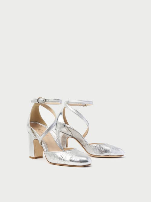 Shop Mavette Nola D'orsay In Metallic Silver