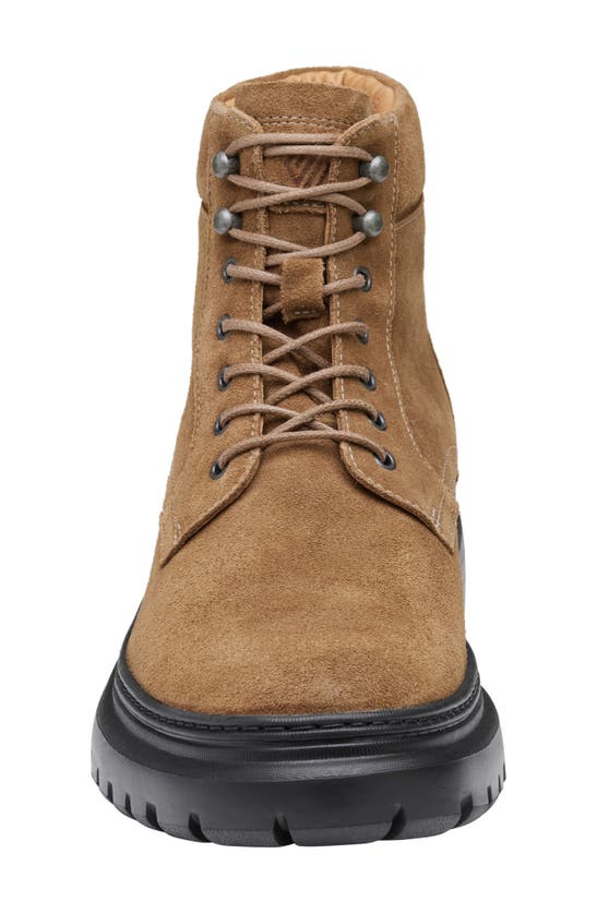 Johnston & Murphy Kelton Plain Toe Boot In Taupe Suede