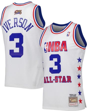 Buy Philadelphia 76ers White All Star Jersey 2002 - Allen Iverson Men's  Shirts from Mitchell & Ness. Find Mitchell & Ness fashion & more at