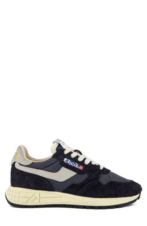 Shop Autry Reelwind Low Sneaker In Nylon/crack White/black