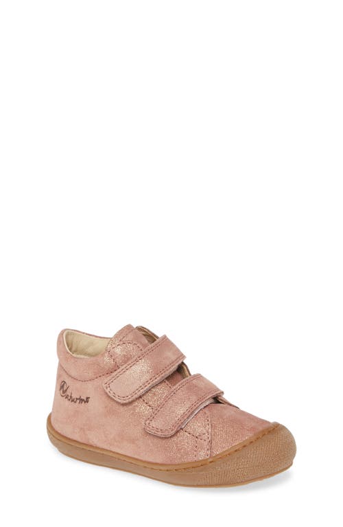 Naturino Cocoon Sneaker Rosa Antico Glitter Suede at Nordstrom,