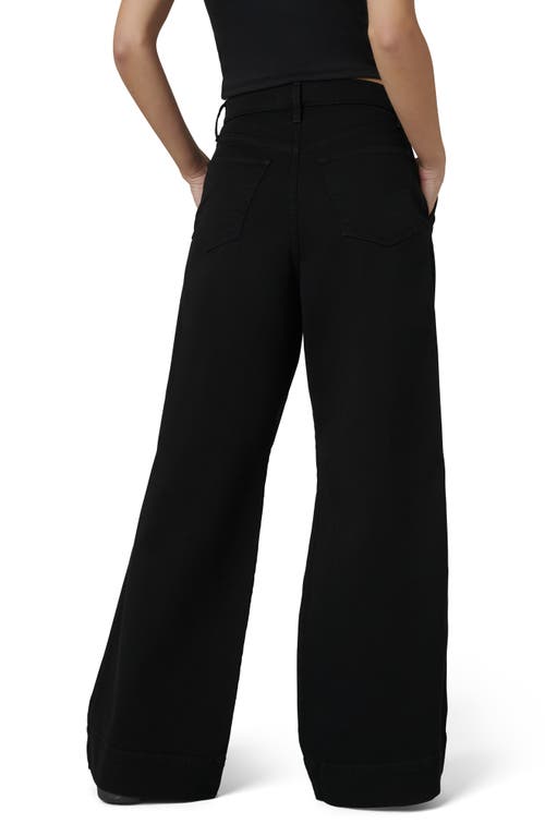 Shop Joe's The Pleated Denim Trouser Jeans In Black