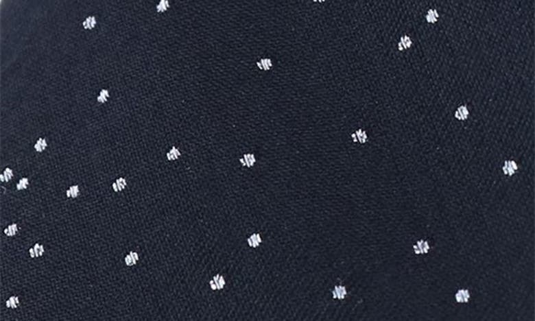 Shop Trafalgar Dot Pattern Silk Blend Tie In Black