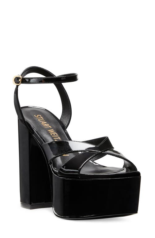 STUART WEITZMAN STUART WEITZMAN MIAMI SQUARE HIGH 140 PLATFORM SANDAL 