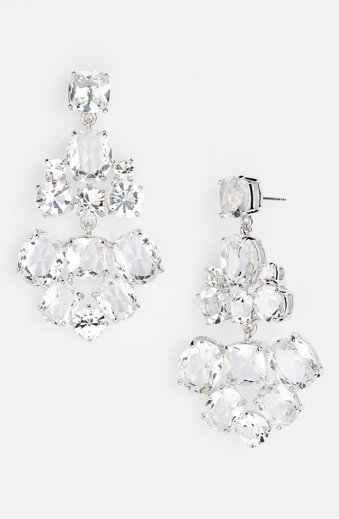 kate spade crystal chandelier earrings