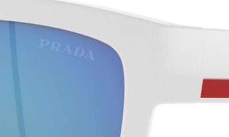 Prada 56mm Pillow Sunglasses In Natural White