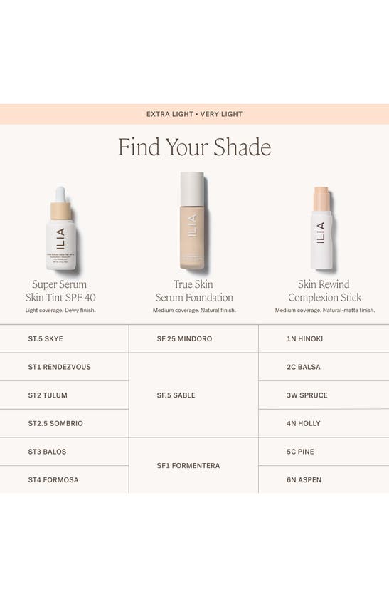 Ilia Skin Rewind Blurring Foundation And Concealer Complexion Stick 2c Balsa 0.35 oz / 10 G In 2c - Balsa Extra Light Cool