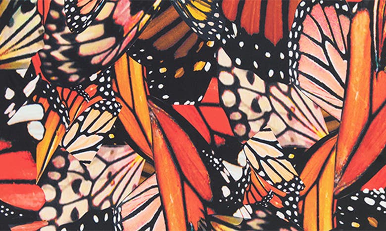Shop Bien Abye Papillon Wing Scarf In Multi