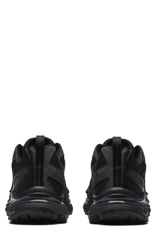 Salomon 'xa Pro 3d' Black Sneakers With Logo Patch On The Side And Panelled Design In Black/ebony/magnet