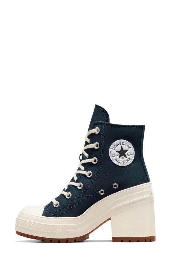 Shop Converse Chuck 70 De Luxe Block Heel Sneaker In Obsidian/ White/ Black