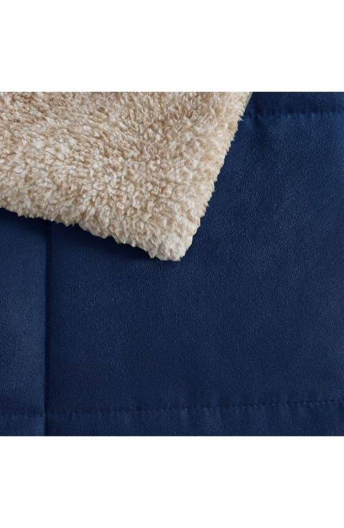 Nautica Beckett Reversible Comforter & Sham Set In Navy