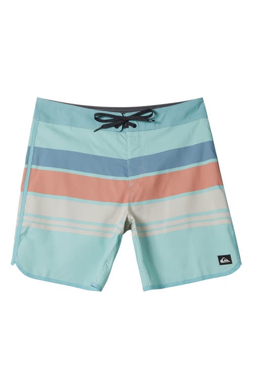 Quiksilver Everyday Stripe 17 Swim Trunks Limpet Shell at Nordstrom,