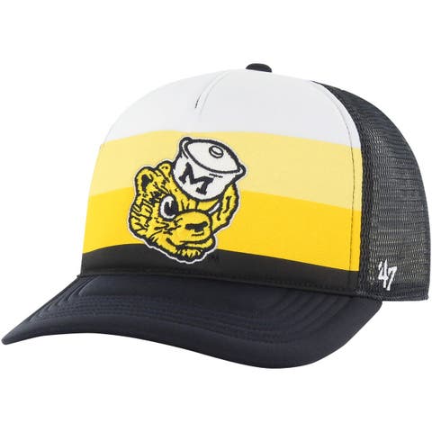 Detroit Tigers x Michigan Wolverines New Era Co-Branded 9FIFTY Snapback Hat - Yellow/Navy Adjustable