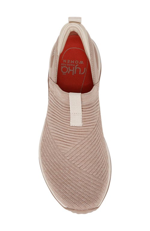 Shop Ryka Rykä Echo Knit Slip-on Sneaker In Warm Taupe