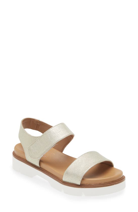 The Flexx Adrienne Ankle Strap Sandal In White