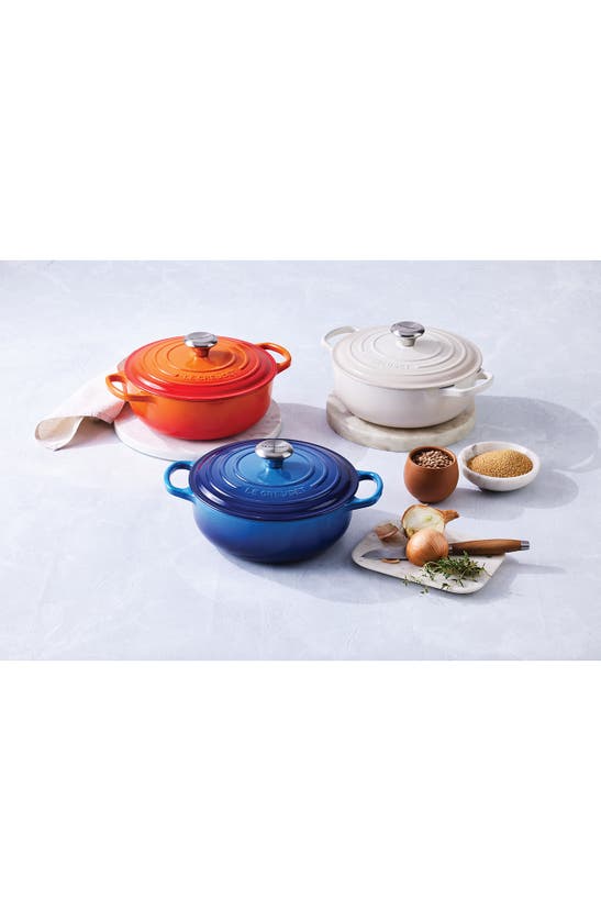 Le Creuset Signature 3.5-quart Sauteuse Oven In Meringue