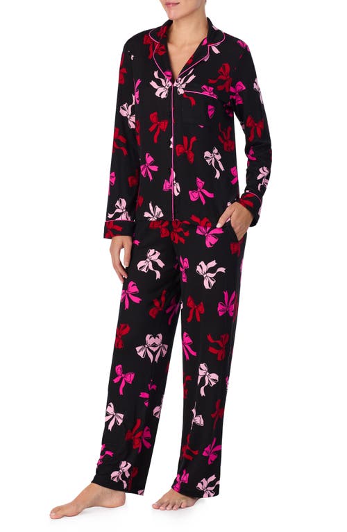 Shop Kate Spade New York Print Pajamas In Black