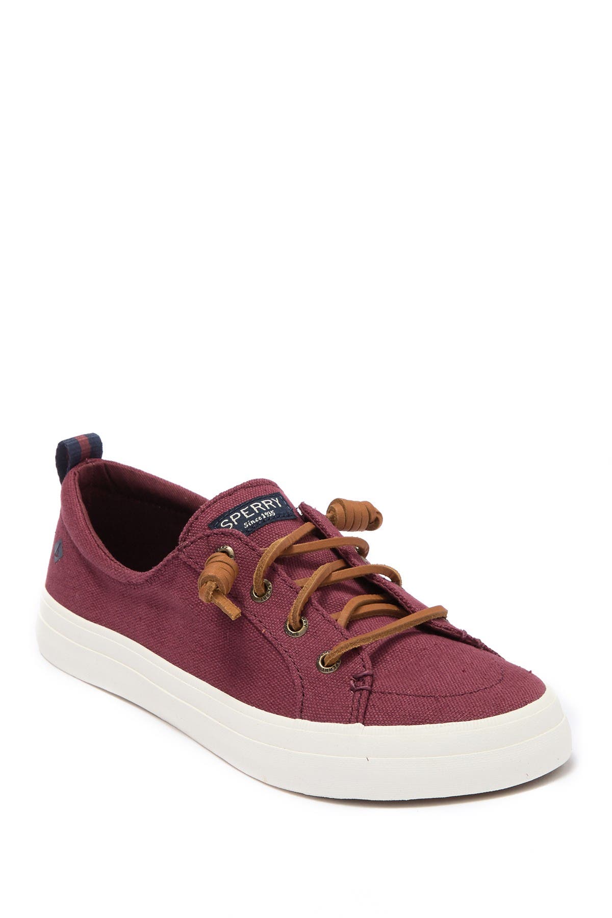 crest vibe linen sneakers