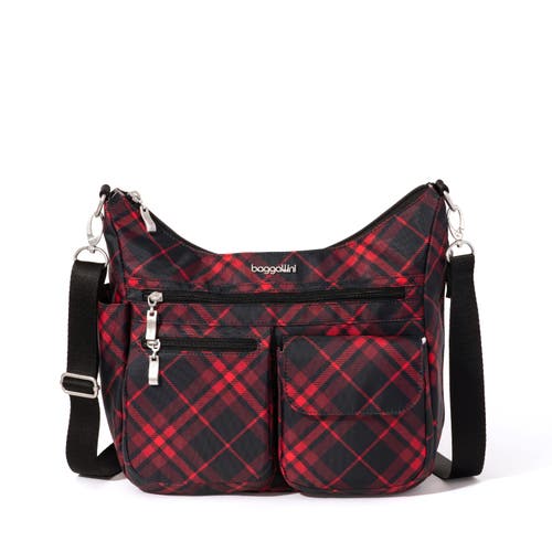 BAGGALLINI BAGGALLINI MODERN EVERYWHERE HOBO CROSSBODY BAG WITH WRISTLET 