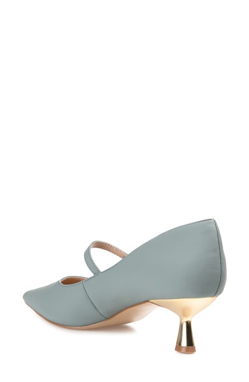 Shop Journee Collection Manza Pointed Toe Pump In Blue