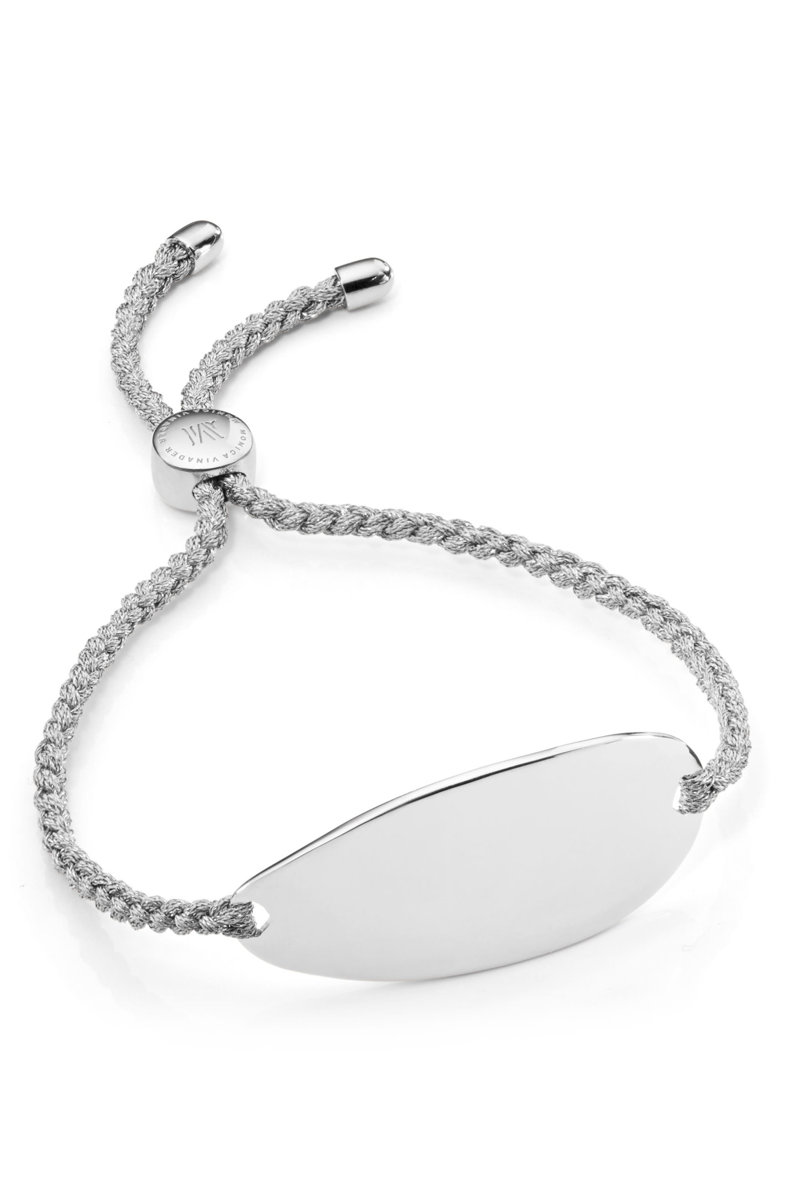 Monica Vinader Engravable Nura Friendship Bracelet Nordstrom