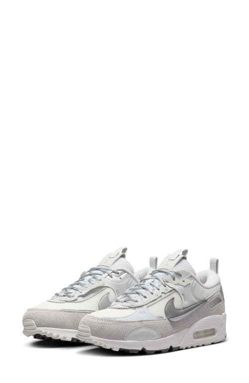 Nike Air Max 90 Futura Sneaker In Platinum/metallic Silver