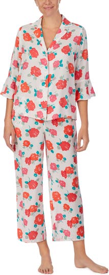 kate spade new york just rosy crop pajamas | Nordstrom