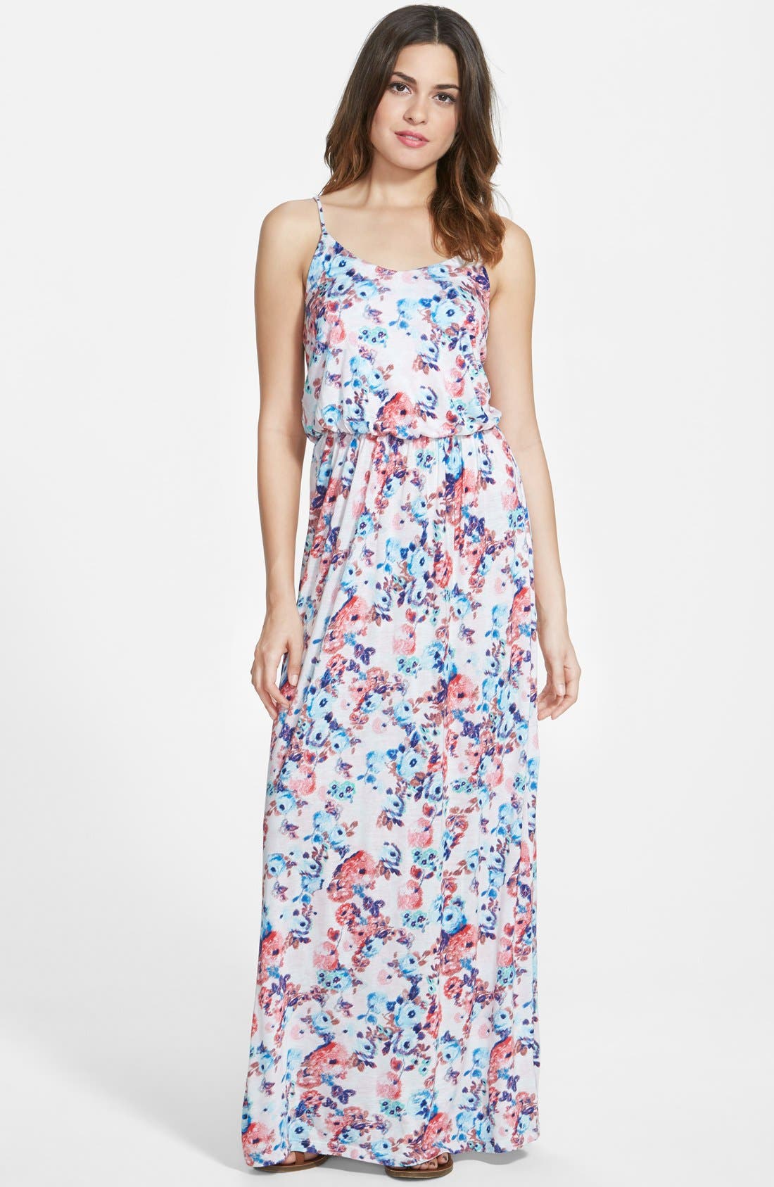 ALL IN FAVOR,
                            Knit Maxi Dress,
                            Main thumbnail 327, color,
                            954