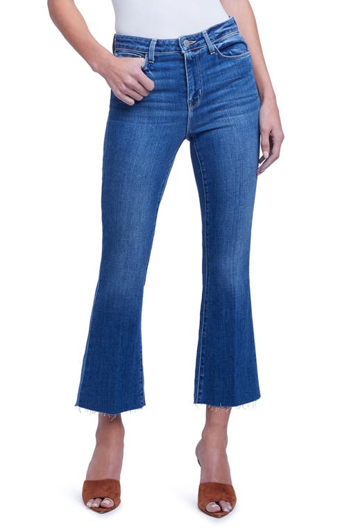 L'AGENCE Kendra High Waist Crop Flare Jeans in Toledo