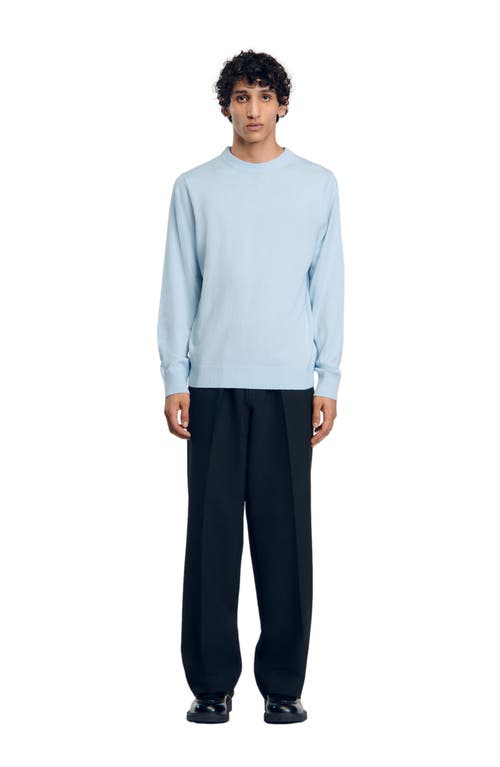 Shop Sandro Cashmere Sweater In Baby Blue