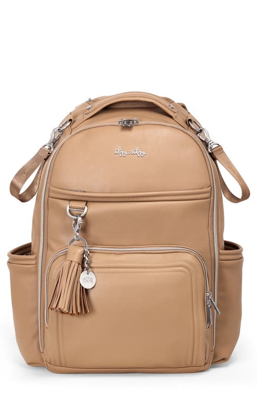Itzy Ritzy Boss Plus Diaper Backpack in Tan at Nordstrom