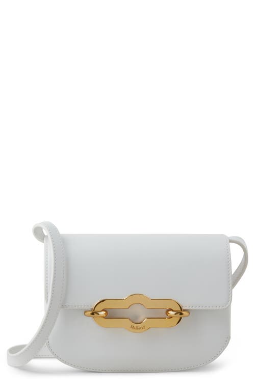 Mulberry Small Pimlico Super Luxe Leather Crossbody Bag in White at Nordstrom