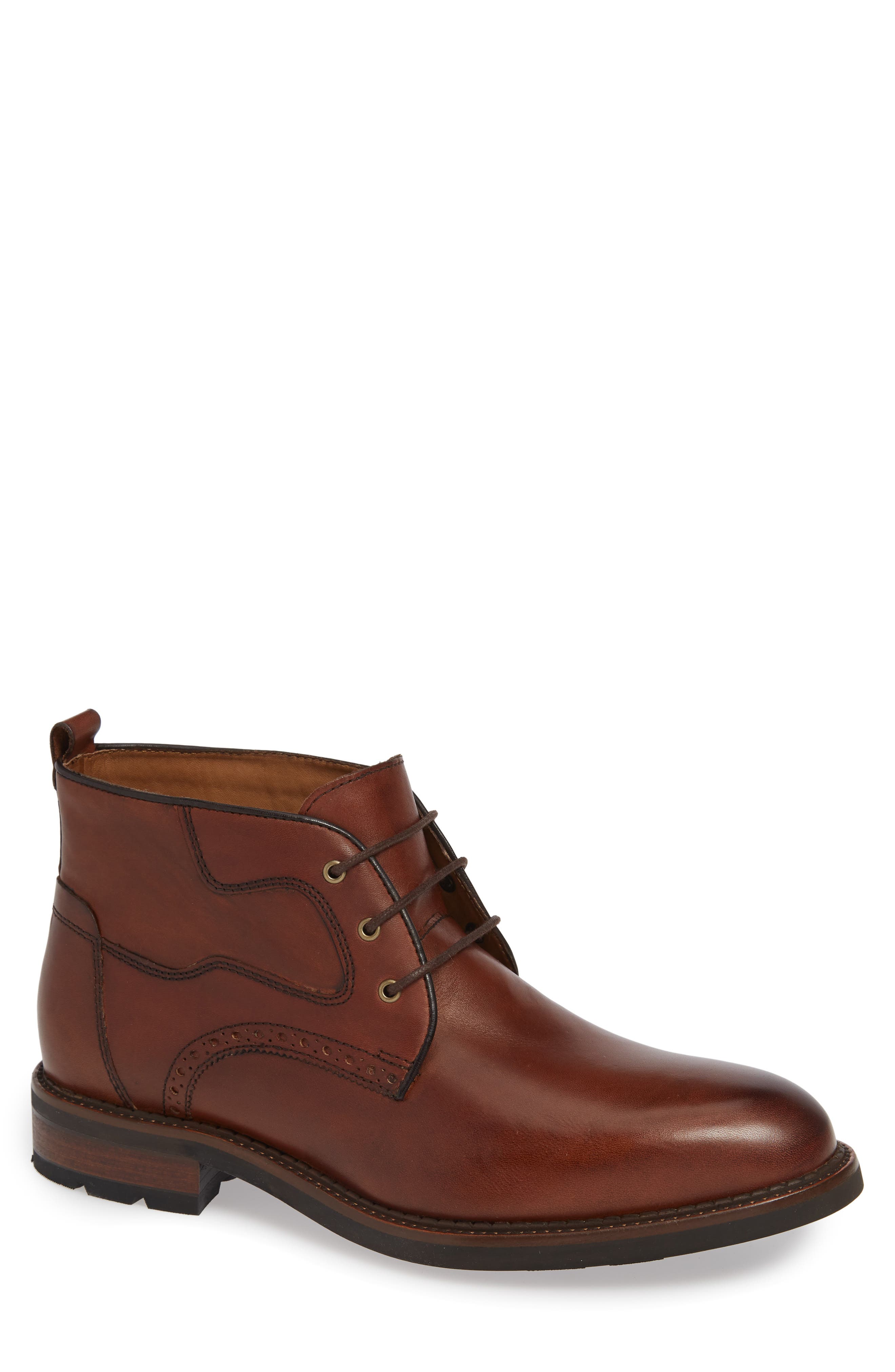 J & m 1850 Fullerton Chukka Boot- Brown
