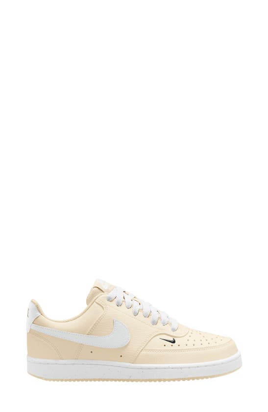 Shop Nike Court Vision Low Sneaker In White/ Pale Ivory