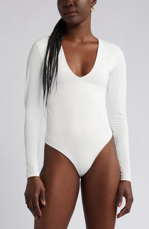 OPEN EDIT OPEN EDIT SMOOTH EDIT V-NECK BODYSUIT 
