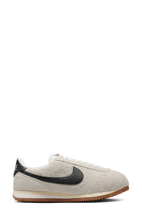 Shop Nike Cortez Vintage Sneaker In White/black/muslin