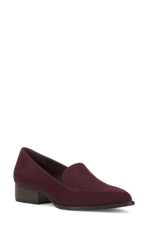 Shop Vince Camuto Becarda Pointed Toe Loafer In Petite Syrah