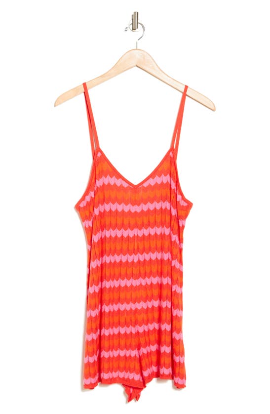 Show Me Your Mumu Rascal Knit Romper In Paradise Island Knit
