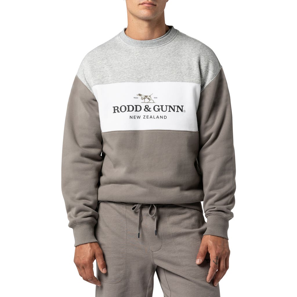Rodd & Gunn Mount Wesley Colorblock Sweatshirt In Fawn