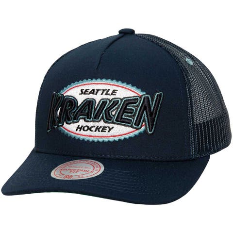 Seattle Kraken 2022 Draft Snapback Hat - Navy