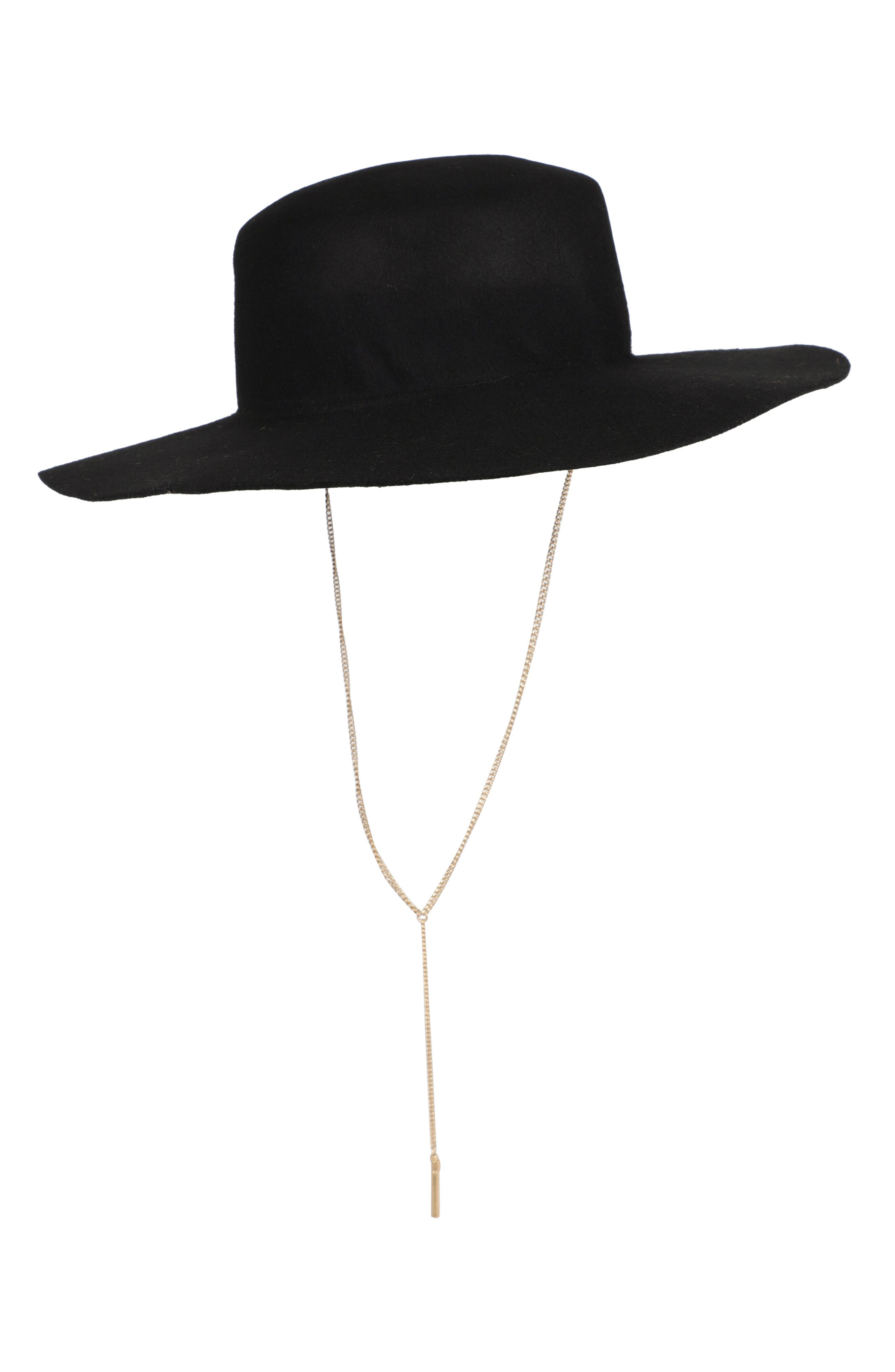 allsaints felted wool fedora