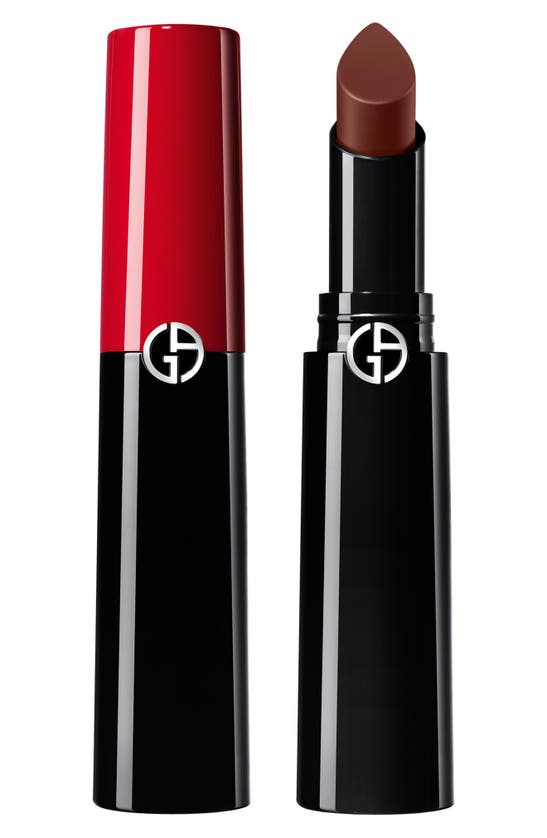 Armani Beauty Lip Power Long-lasting Satin Lipstick In 204 Brown Neutral |  ModeSens