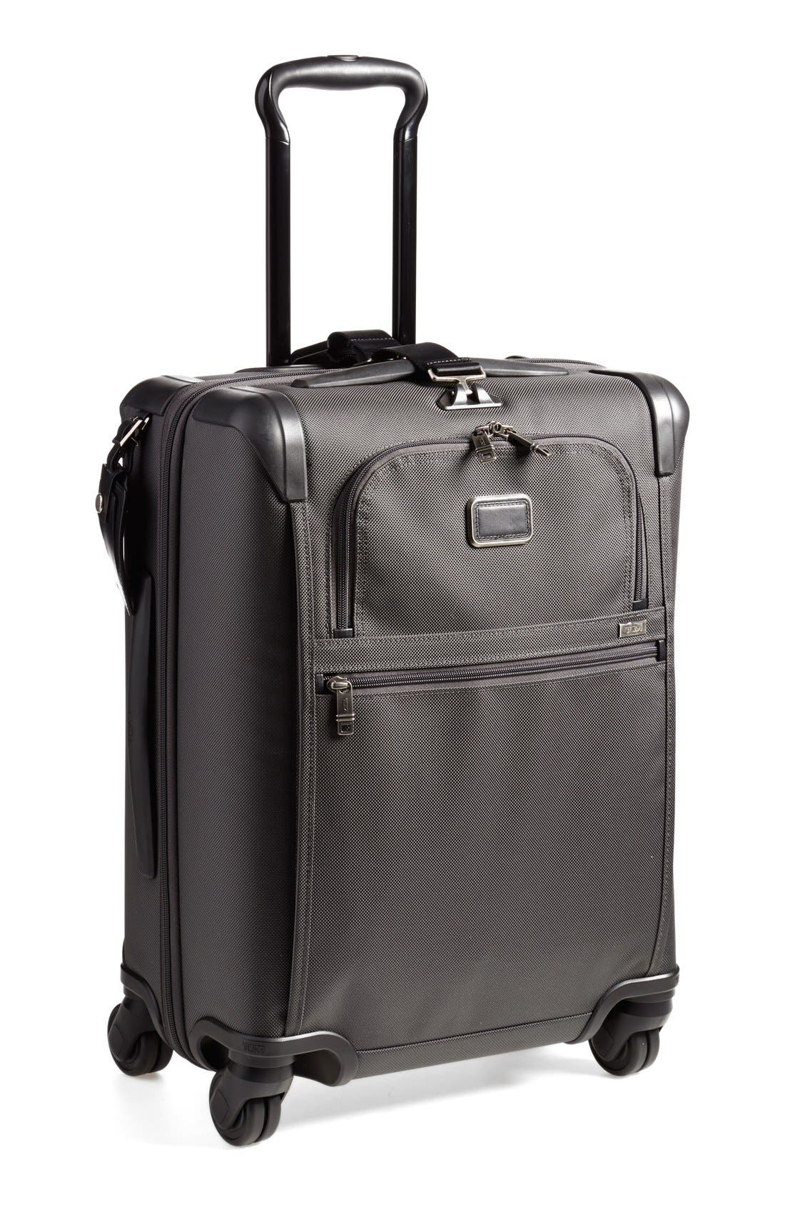 tumi four wheel carry on