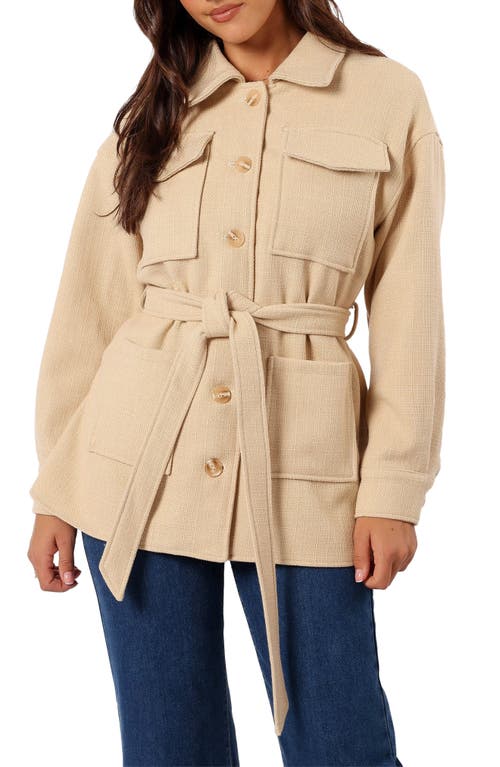 Petal And Pup Petal & Pup Arlow Shacket In Neutral